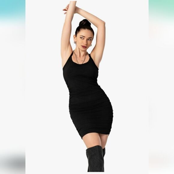 Tan Cham Miles Ruched Tank Dress(Same Style Color Different Tan) - Picture 5 of 9